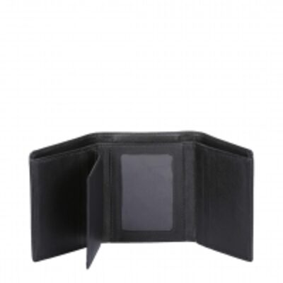 resources of Men Trifold Wallet Pu Black Style: Mw-0190 exporters