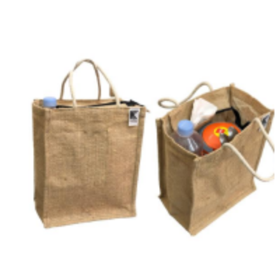 resources of Jute Lunch Bag With Pockets exporters