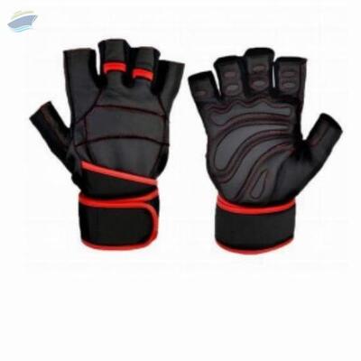 resources of Weightlifting Gloves With Long Wrist Wrap exporters