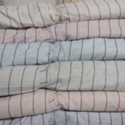 resources of Polyester Check Cotton Fabric exporters