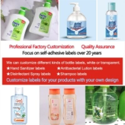 resources of Custom Printing Plastic Bottle Label Stickers exporters