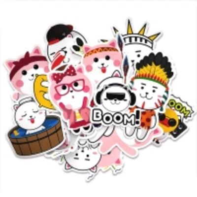 resources of Custom Die Cut Cartoon Stickers For Kids exporters