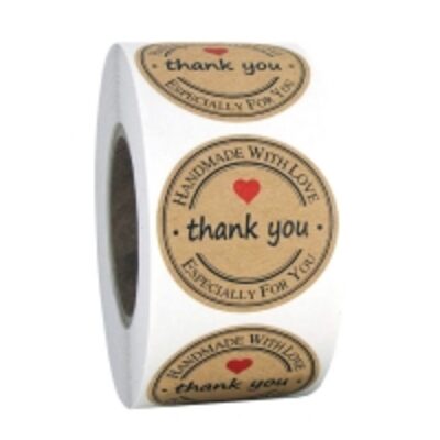 resources of Custom Adhesive Thank You Paper Label Stickers exporters