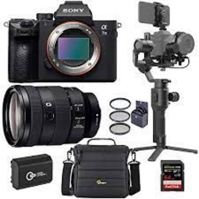 resources of Sony Alpha a7S III Mirrorless Digital Camera Body - Bundle with DJI Ronin-SC Gimbal Stabilizer, Screen Protector, Memory Card Wallet, Cleaning Kit exporters