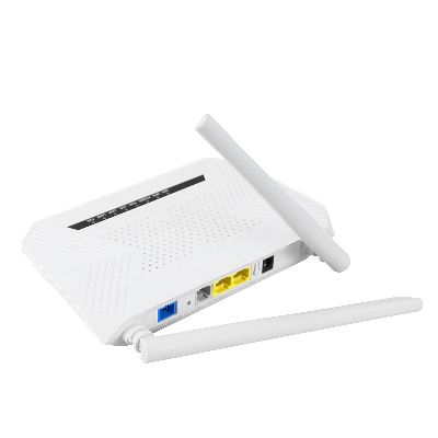 resources of FTTH Fiber Optic Network Router 1GE+1FE+WIFI+1POTS Dual Pon Port XPON GEPON EPON GPON ONU exporters