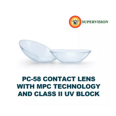 resources of PC-58 Contact Lens (42% Omafilcon A, 58% water)  with UV blocker exporters