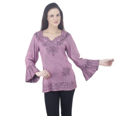 resources of BOHO EMBROIDERED TUNIC TOP exporters
