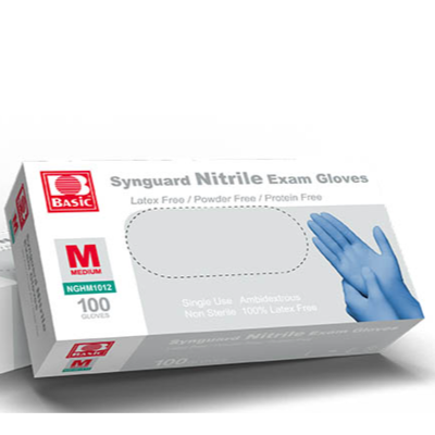 Synguard Nitrile Exam Gloves Exporters, Wholesaler & Manufacturer | Globaltradeplaza.com