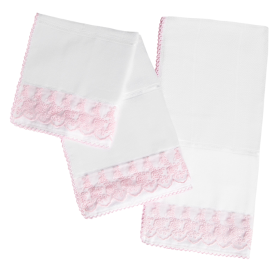 resources of 3-Pack Voil Pink BabyTowels exporters