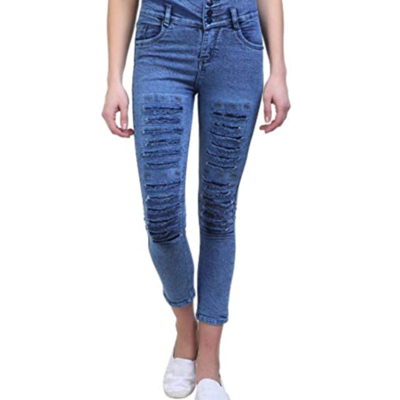 Ladies Fashionable Denim Jeans Exporters, Wholesaler & Manufacturer | Globaltradeplaza.com