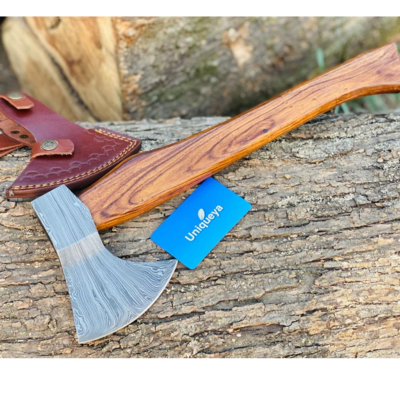 resources of Damascus Steel Axe With Leather Sheath exporters