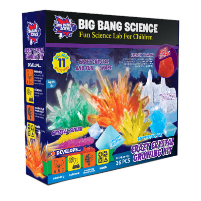 resources of Crazy Crystal Growing Kit|CRYSTAL SCIENCE Toys - Alpha science toys exporters