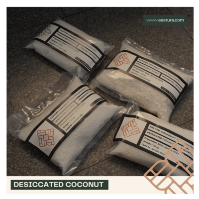 Indonesian Desiccated Coconut (Low Fat, Reduced Fat, & High Fat) By EASTURA Exporters, Wholesaler & Manufacturer | Globaltradeplaza.com