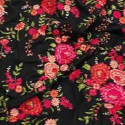 resources of Embroidered georgette Fabric exporters