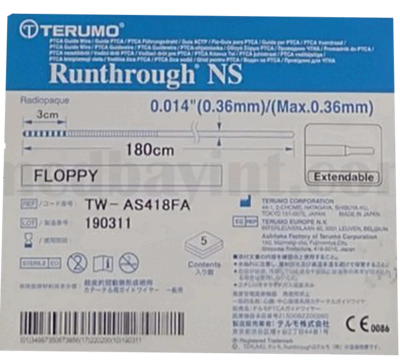 Terumo Runthrough NS TW-AS418FA Exporters, Wholesaler & Manufacturer | Globaltradeplaza.com