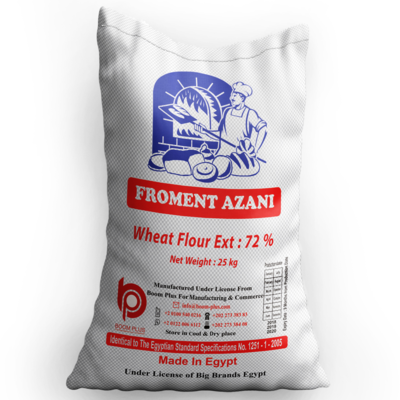 resources of Froment Azani 25kg wheat flour from factory in bulk low price high quality ISO 9001 Halal Premium exporters