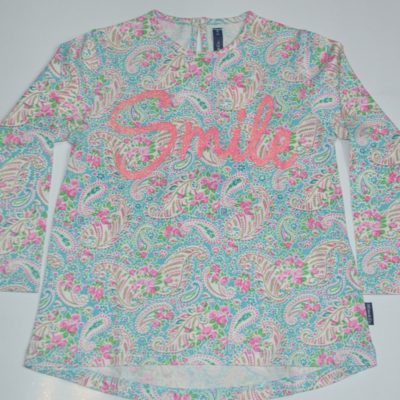 resources of Girl's Long sleeve printed t-shirt exporters