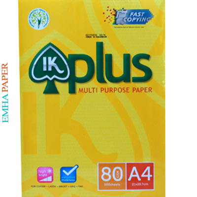 resources of IK plus multipurpose office papers a4 80 gsm exporters