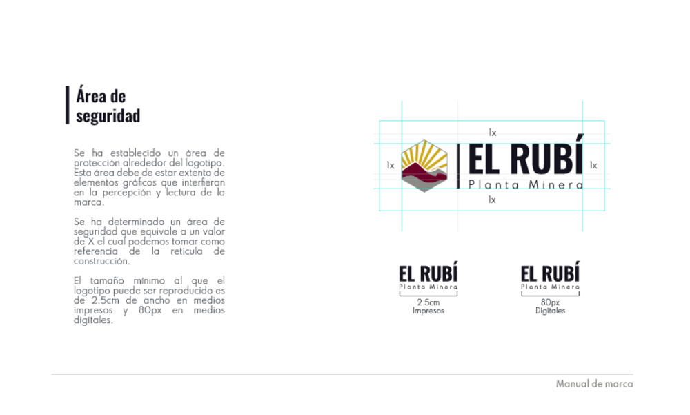 Branding para empresa minera | Caso El Rubí / Room Estudio Creativo