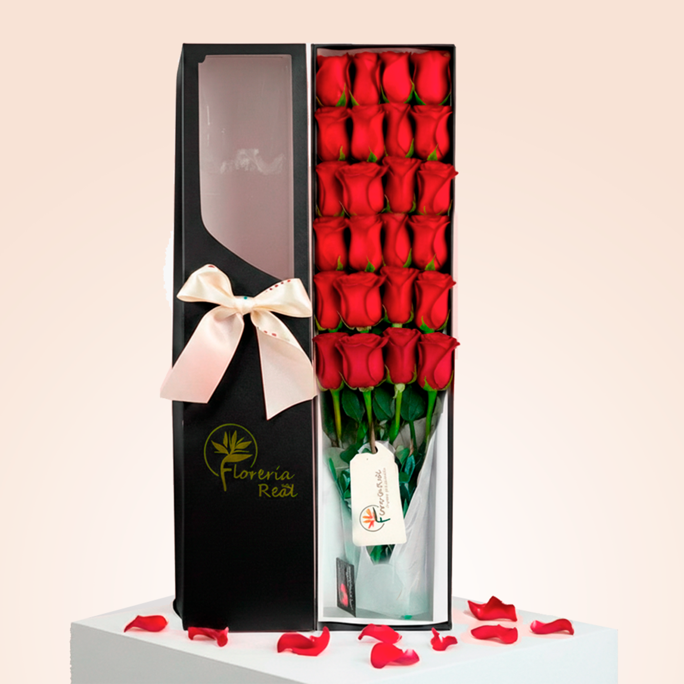CAJA DE 24 ROSAS