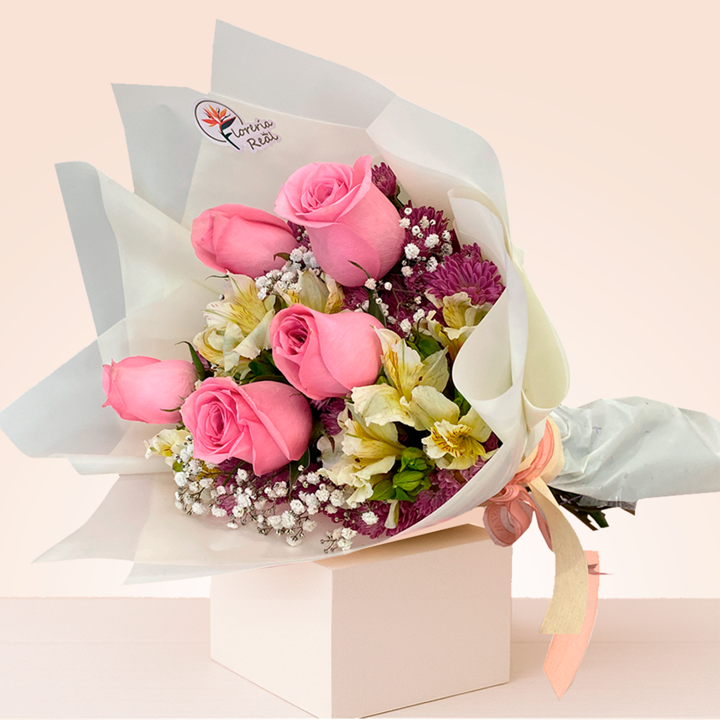 Ramo de 6 rosas