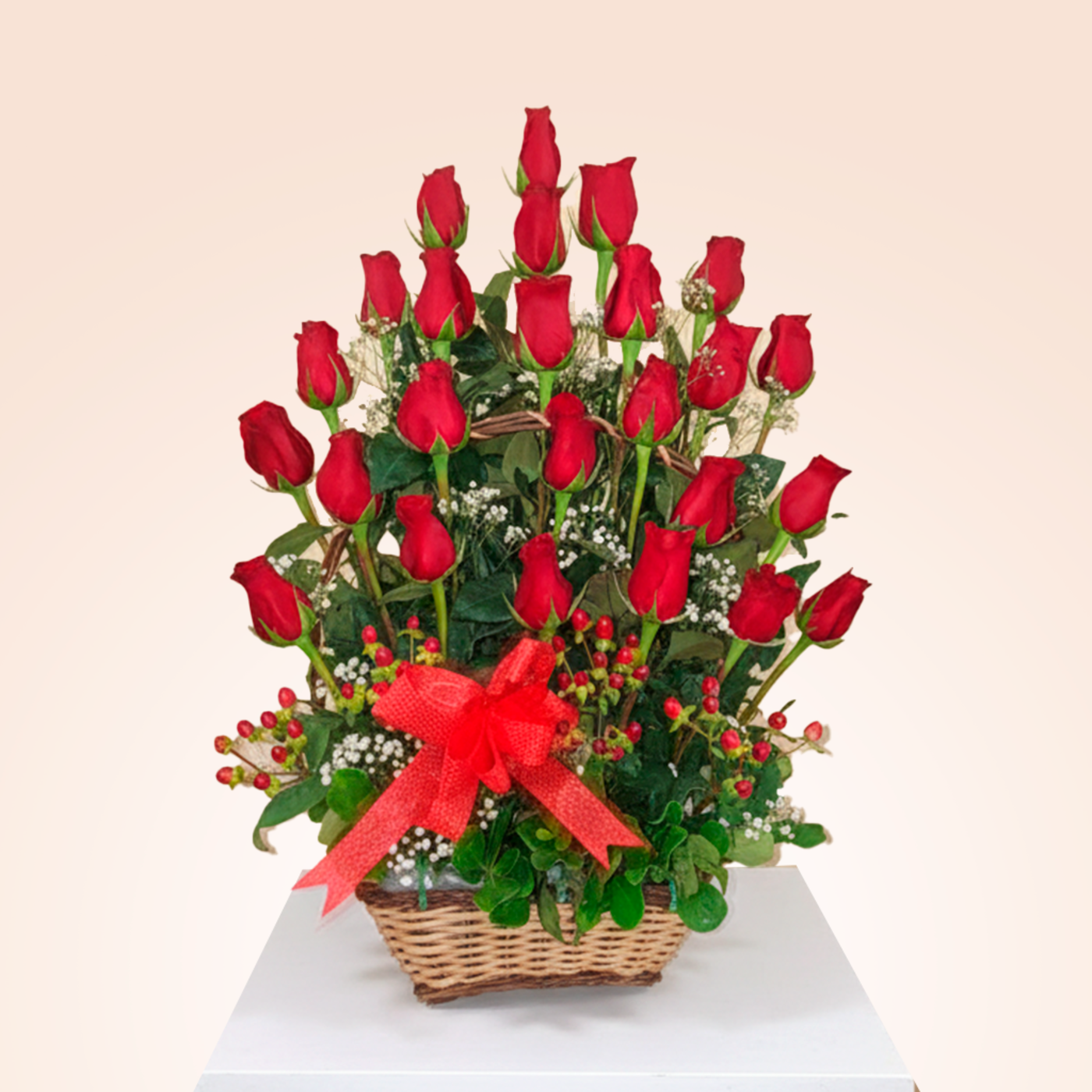 ROSAS EN CANASTA