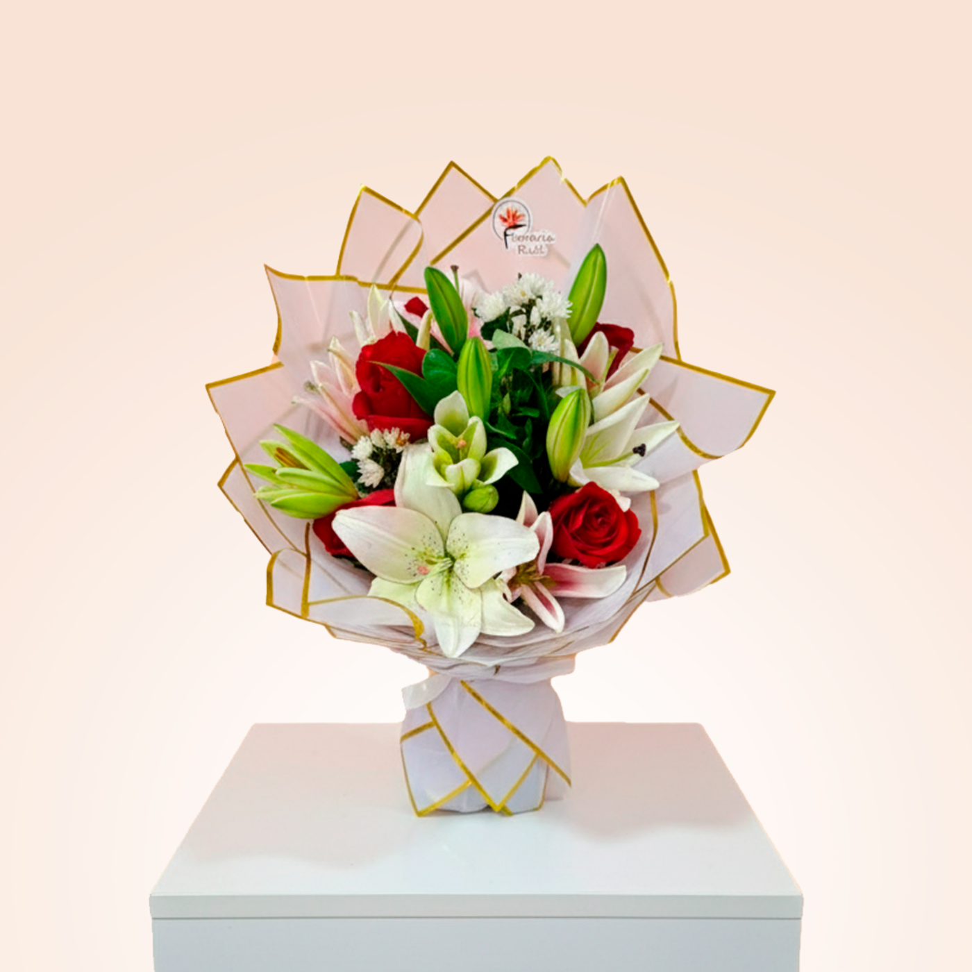 RAMO DE ROSAS Y LILIUM