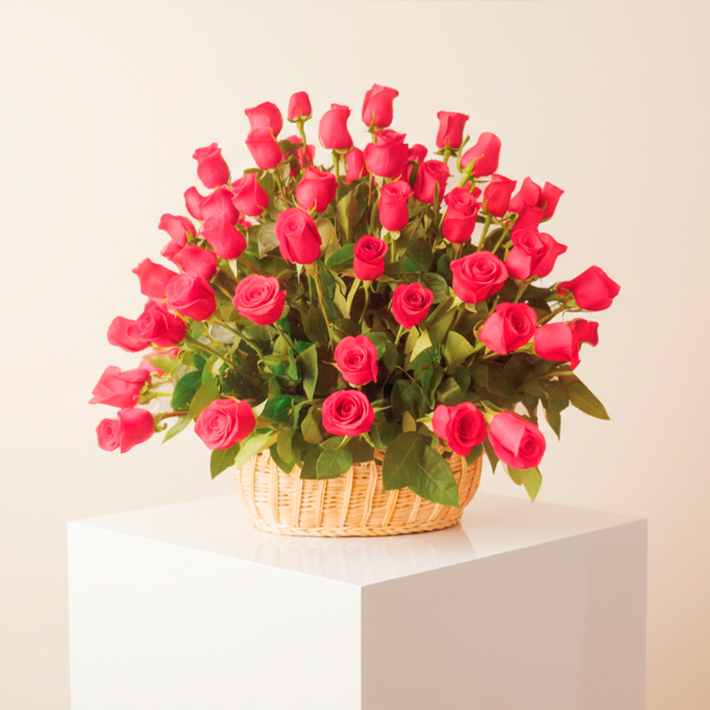 ROSAS EN CANASTA