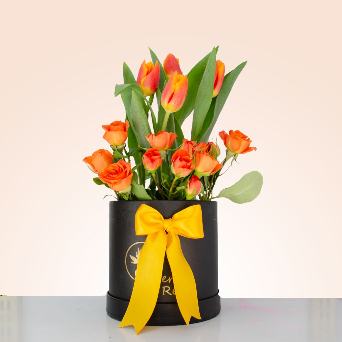 BOX TULIPANES NARANJA