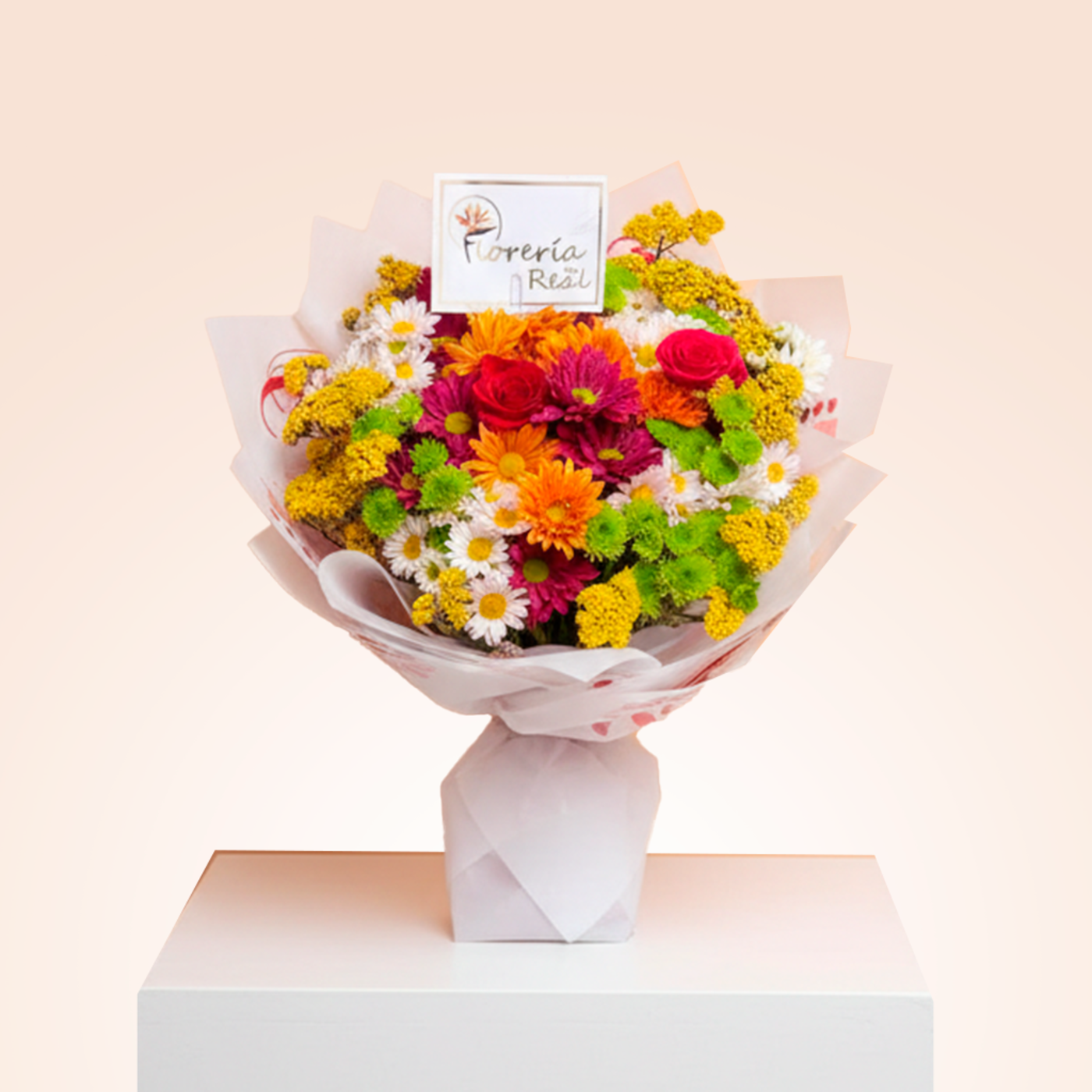 RAMO PRIMAVERAL CON FLORES DE ESTACIÓN