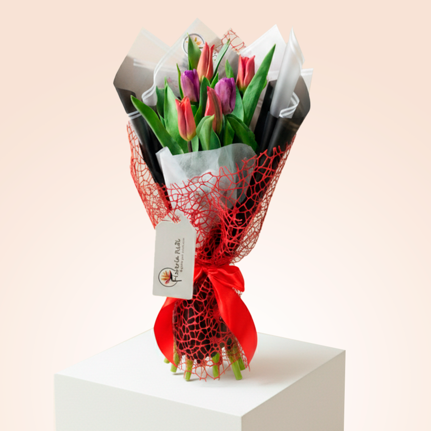 RAMO DE 6 TULIPANES