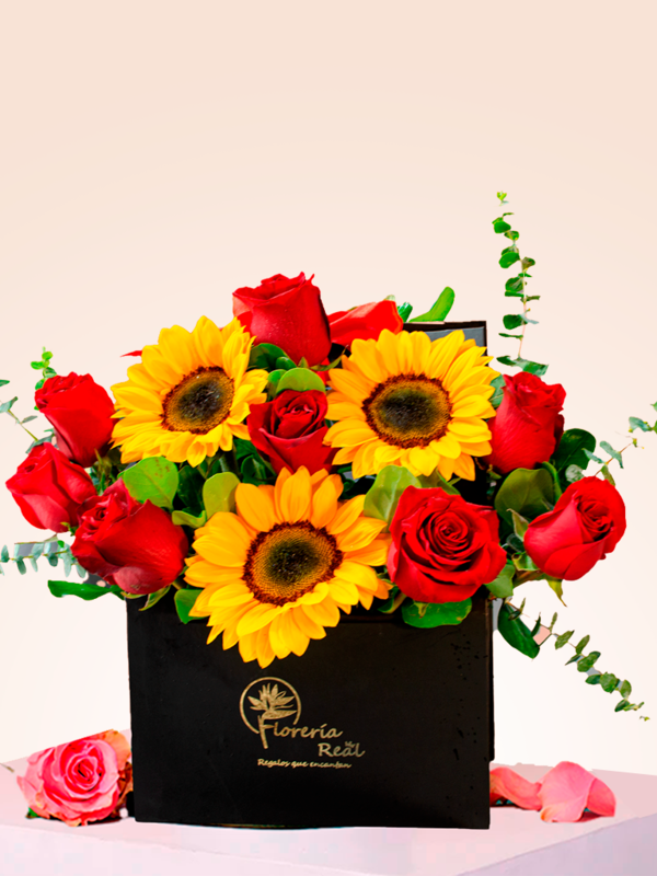 SOUVENIR ROSAS & GIRASOLES