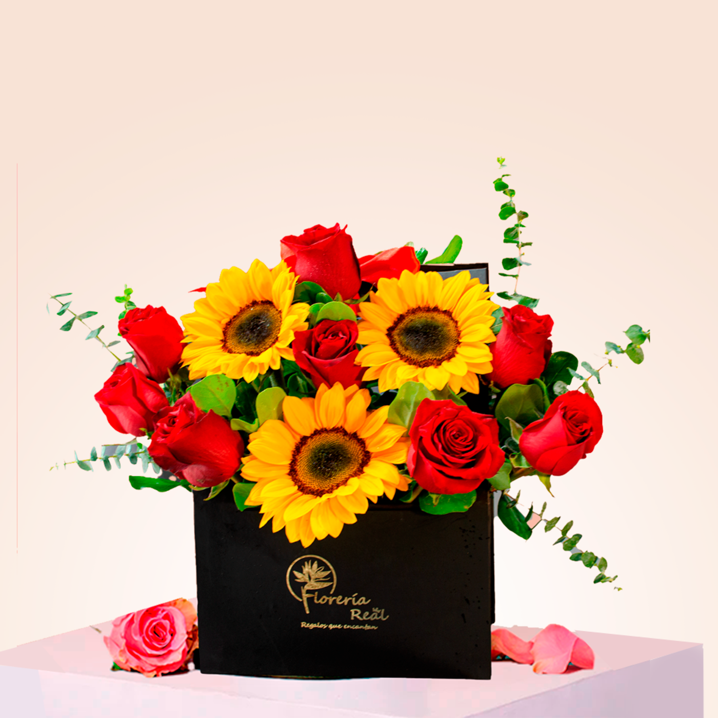 SOUVENIR ROSAS & GIRASOLES