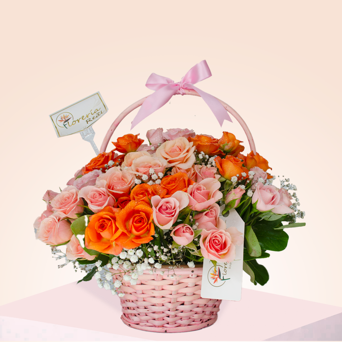 ARREGLO DE MINI ROSAS