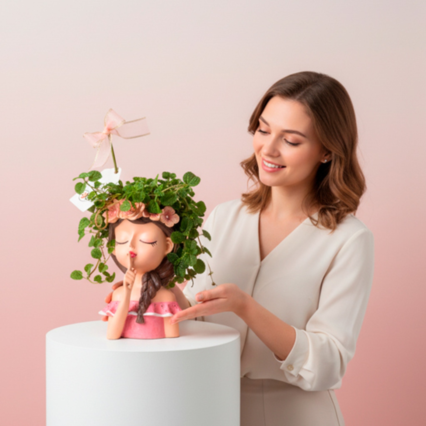 Musa Botánica: Macetero de Diseño con Plantas Premium – Envío de Flores a Domicilio en Arequipa