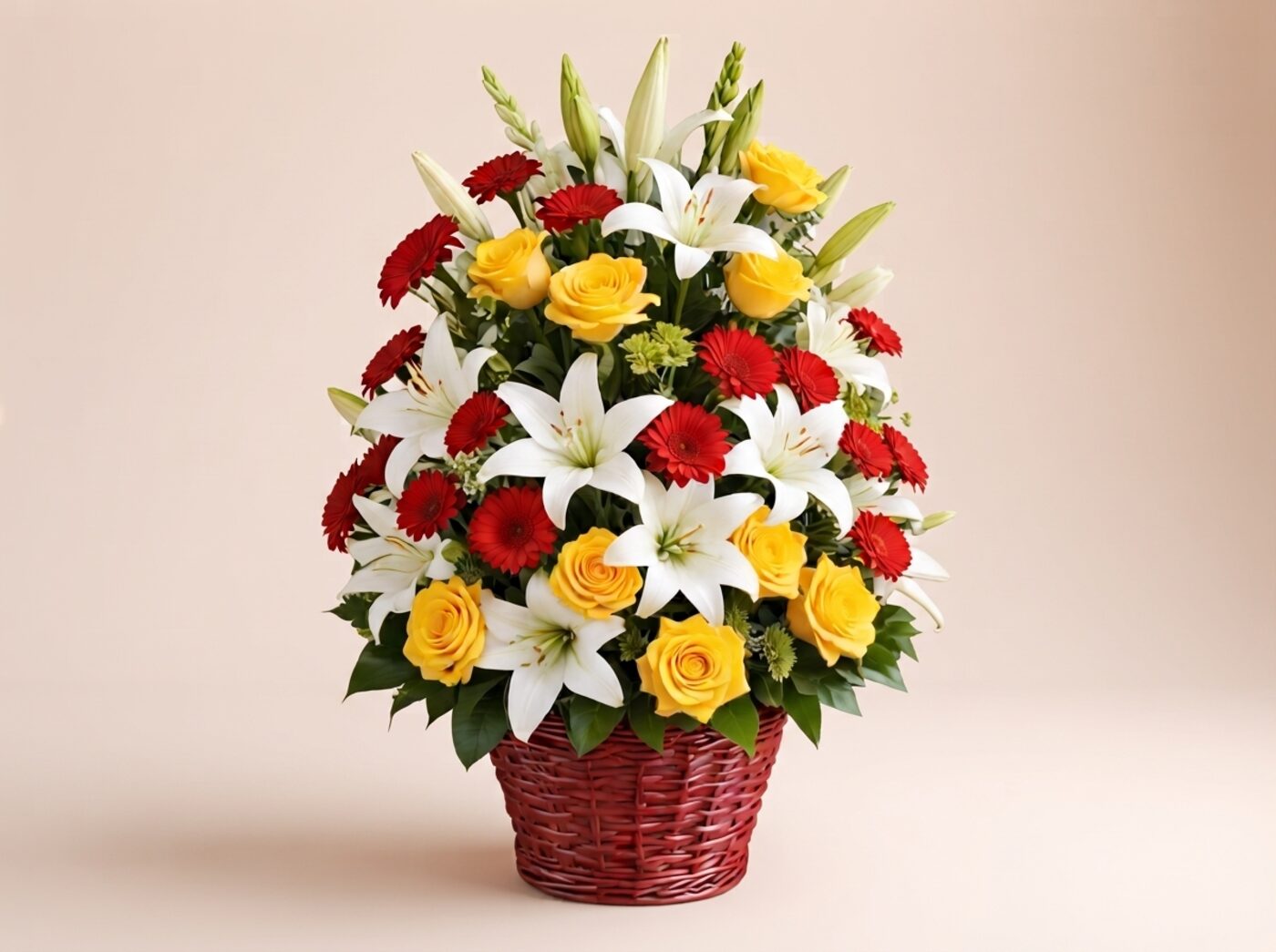 Canasta de Flores Primaverales Premium