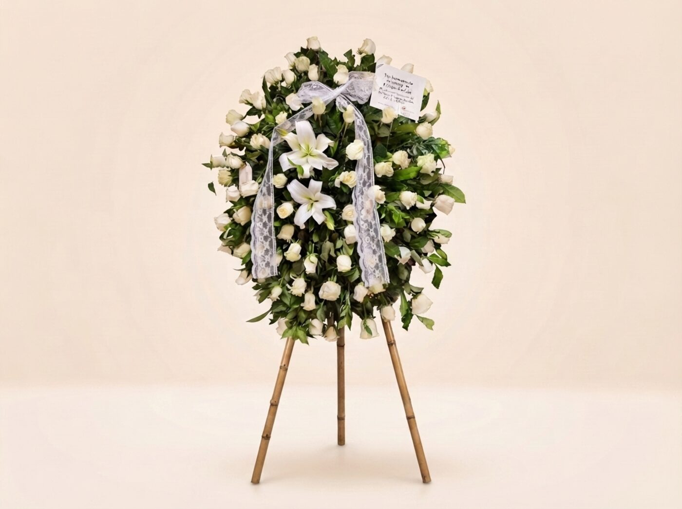 Arreglo Floral de Respeto "Eterna Paz"
