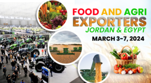 B2B Tradeshow of Food and Agri Exporters to Jordan & Egypt