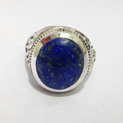 resources of 925 sterling silver lapis lazuli gemstone handmade ring exporters