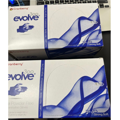 resources of Cranberry Evolve 300 Nitrile Powder Free Examination Gloves exporters