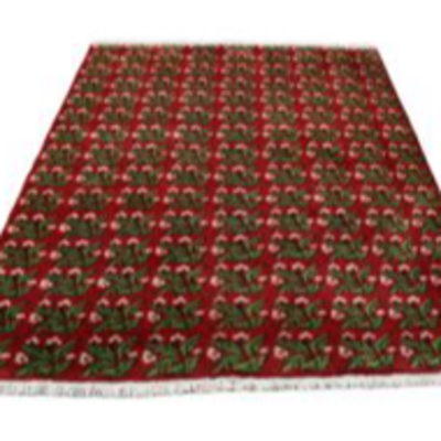 resources of Hand Woven Leaf Red West Anatolian Wool Living Room Carpet exporters