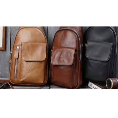 resources of Leather Sling Bags (Men) exporters