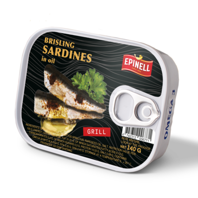 resources of Grilled Brisling Sardines in oil 140g exporters