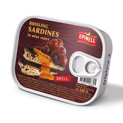 resources of Grilles brisling sardines in wine sauce 140g exporters