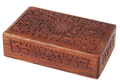 resources of Wooden Jewellery Box, Hand Carved exporters