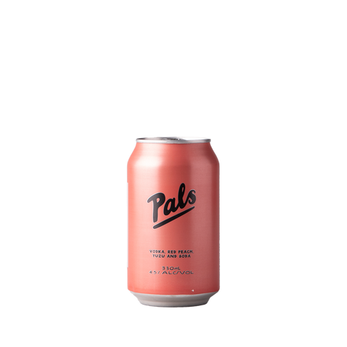 Pals Vodka Red Peach Yuzu & Soda