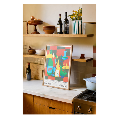 Wine For Everyone Poster | Food For Everyone x Max Blackmore
