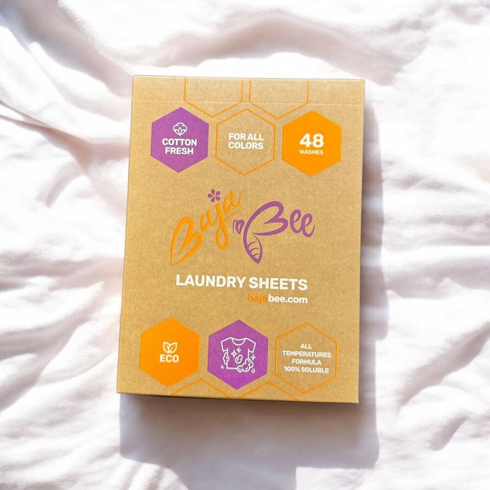 BajaBee Laundry Sheets - Cotton Fresh, 48 Loads