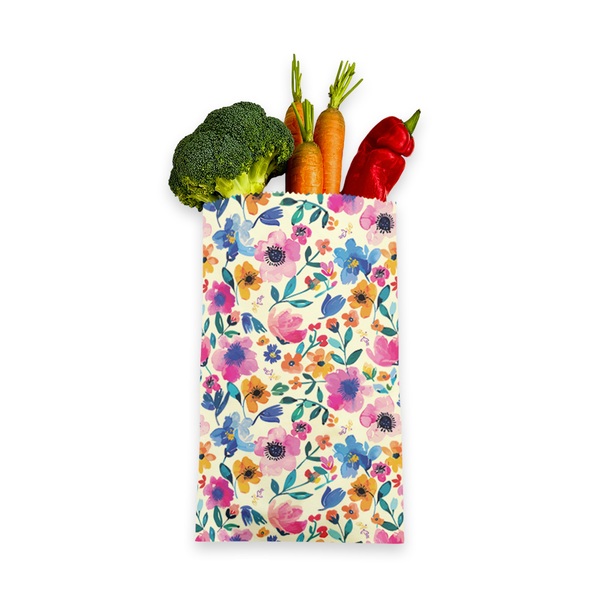 Beeswax bag - L, Bloom, 1 pc