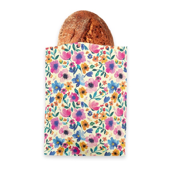 Beeswax bag - XL, Bloom, 1 pc